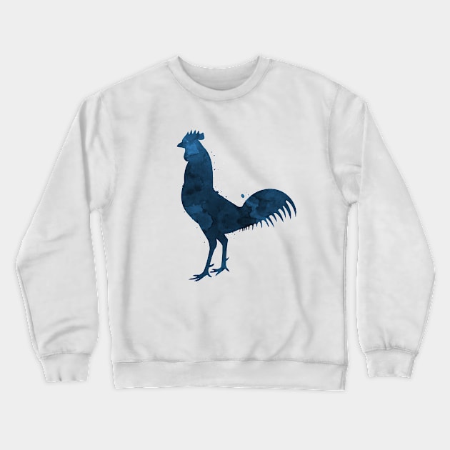 Rooster Crewneck Sweatshirt by TheJollyMarten